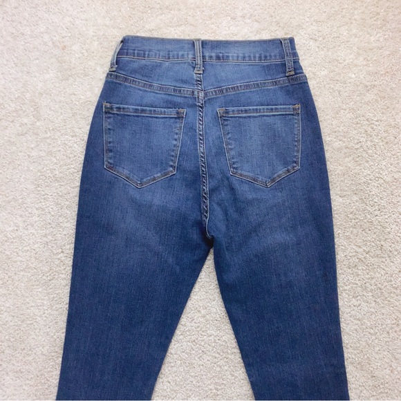 FASHION NOVA Blue Jean Denim High Waist Skinny Jeans Pants Size 7 - Picture 8 of 9